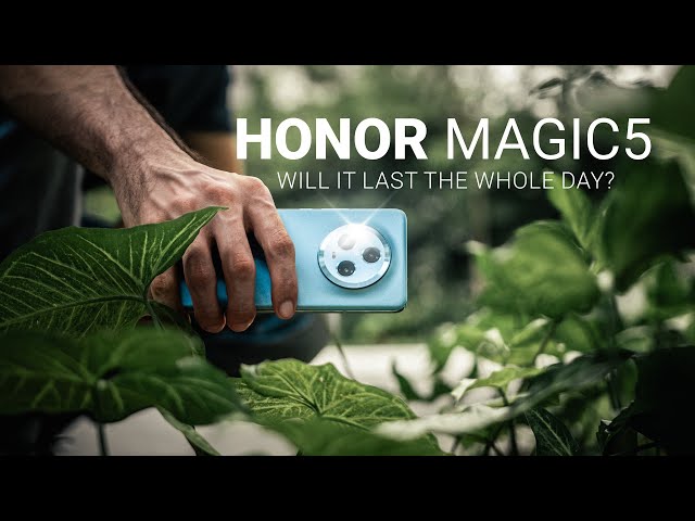 Will the HONOR Magic5 last a whole day of heavy use? 🤨