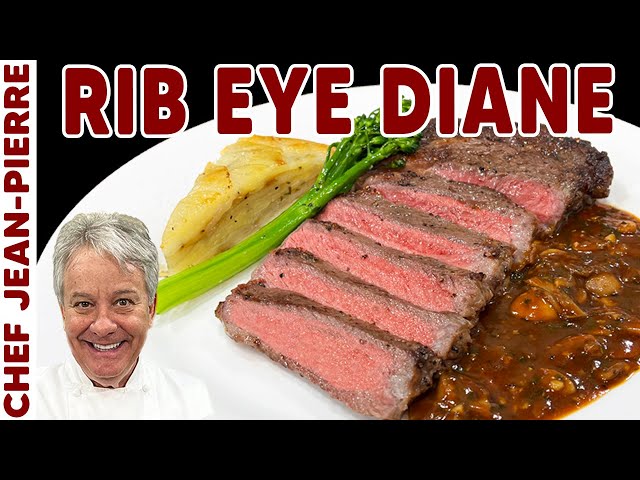 Steak Diane Ribeye Recipe | Chef Jean-Pierre