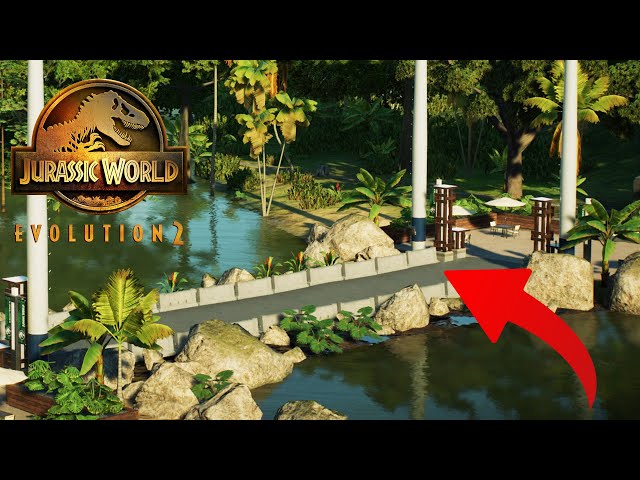 How to make BRIDGES in Jurassic World Evolution 2 | NO MODS