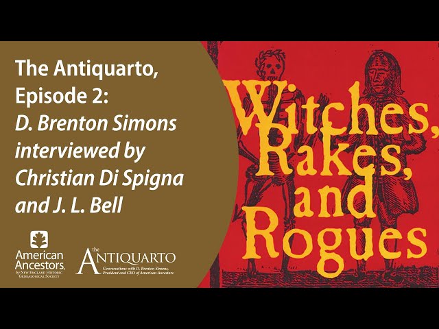 Episode 2: The Antiquarto, Interview with D. Brenton Simons, Christian Di Spigna, and J. L. Bell