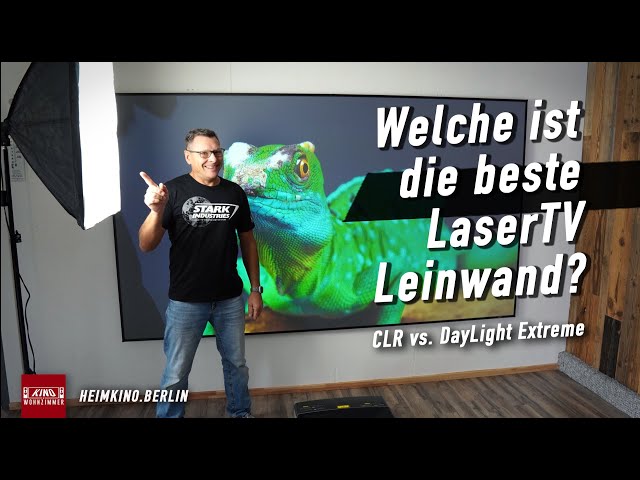 Die beste und die zweitbeste Laser-TV-Leinwand