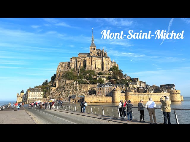 [4K]🇫🇷 Le Mont Saint-Michel: The Magical Tidal Island in Normandy, France 2023