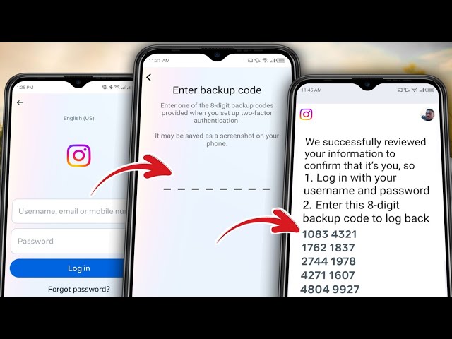 How to Get 8 Digit Backup Code for Instagram without Login | Instagram Two Factor Authentication