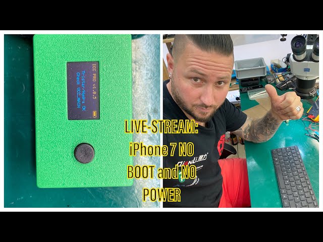 LIVE-STREAM: iPad 2017 with NO POWER - iPhone 7 with NO POWER and NO BOOT - KEIDEL 51 wants to SWAP