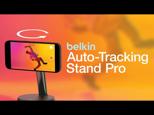 The Belkin Auto-Tracking Stand Pro is CRAZY!
