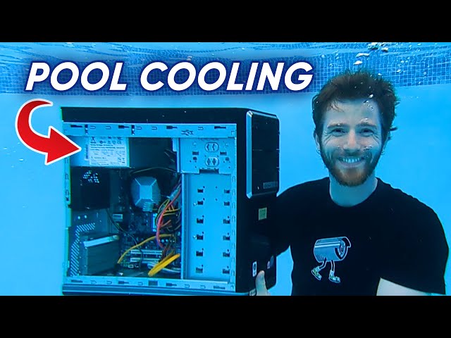 I can’t believe this worked - Pool Water Cooling (janky)