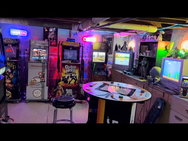 Why call it the boiler room? My home arcade tour!