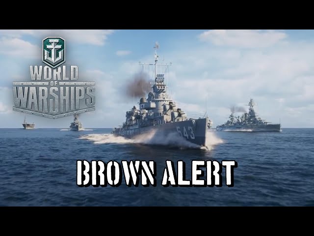 World of Warships - Brown Alert