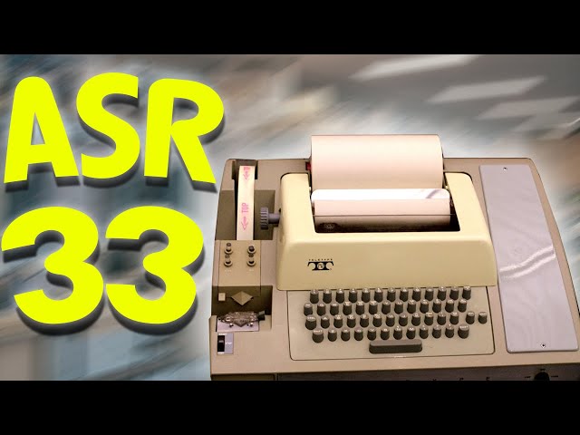 Teletype ASR33 in the HomeComputerMuseum!