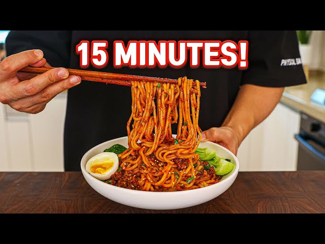 15 Minute Gochujang Garlic Noodles That Will Change Your LIFE!