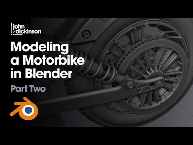Modeling a Motorbike in Blender - Part 02
