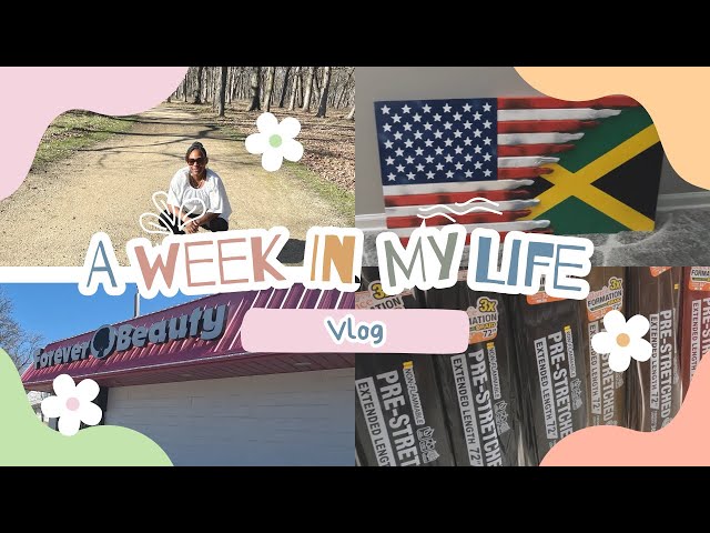 Weekly Vlog: Knotless Braids For the First Time, #solareclipse #photoshoot