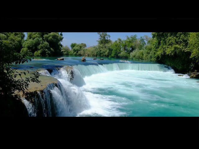 Relaxing nature waterfall | Nature Video | Nature music relaxing | 7D Production | vfx