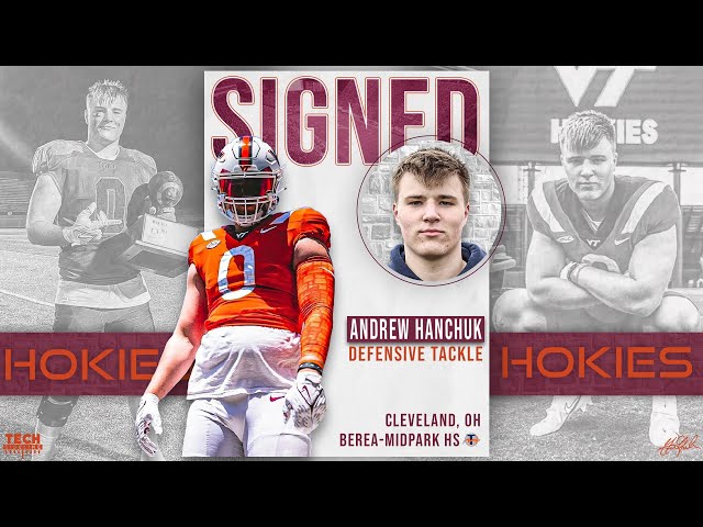Andrew Hanchuk Signs With Virginia Tech