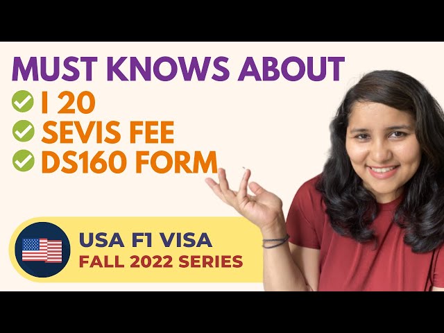 USA F1 visa - Mistakes to avoid in I20, SEVIS & DS160 | Fall 2023 | USA Student visa for Indians