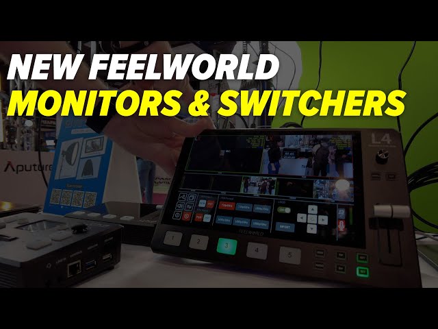 New Feelworld & Seetec Monitors/Switchers at NABshow 2023