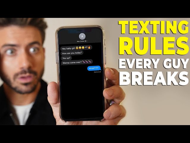 7 Texting Rules EVERY Guy Breaks *STOP DOING THIS* | Alex Costa