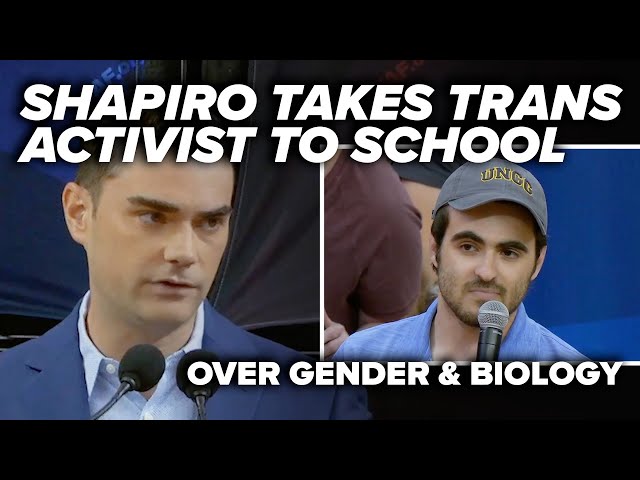 STRAIGHT TRUTH: Shapiro takes trans activist to school over gender & biology