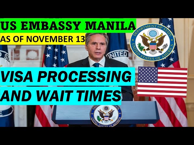 US EMBASSY MANILA LATEST UPDATE | AS OF NOVEMBER 13