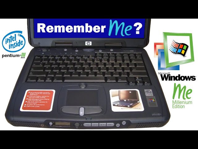 Thoroughly MEdiocre 2001 HP Pavilion laptop with Windows ME