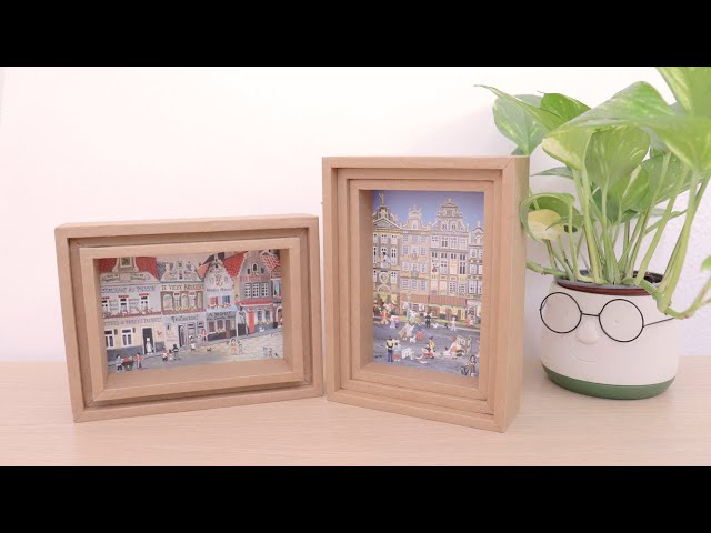 [Cardboard crafts | DIY] Handmade Picture Frames from cardboard #carton #manualidades #handmade