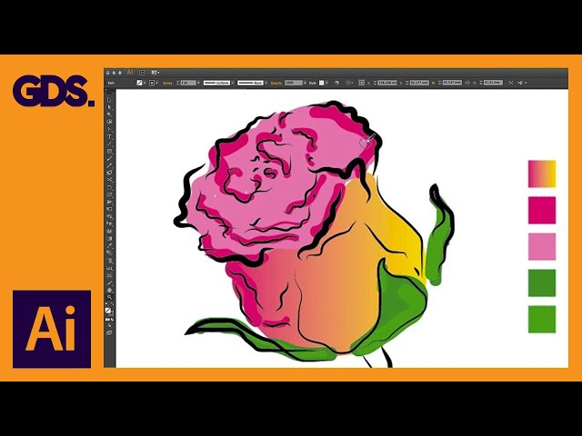 The Blob brush tool & Eraser tool in Adobe Illustrator Ep11/19 [Adobe Illustrator for Beginners]