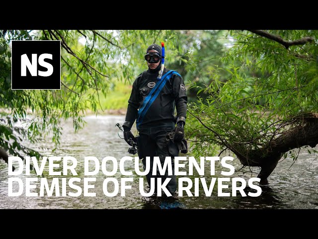From sewage to sanitary towels: Diver documents the 'biblical' demise of UK rivers