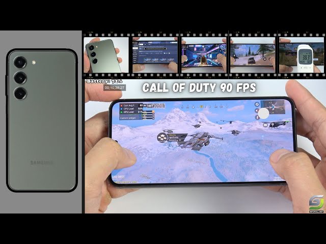 Samsung Galaxy S23 test game Call of Duty Mobile 90 FPS CODM