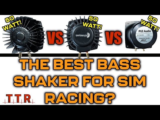 The Best Bass Shaker for Sim Racing! | Dayton vs AuraSound vs PUI