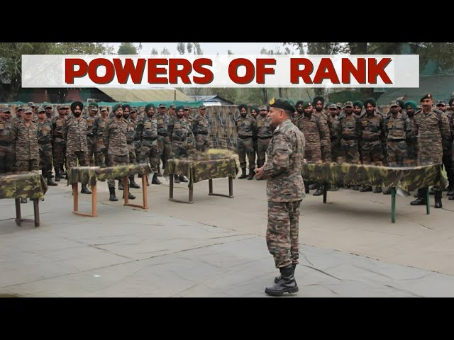 Power of every rank in Indian Army