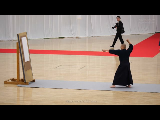 Negishi Ryu Shuriken Jutsu [4K 60fps] - 47th Traditional Japanese Martial Arts Demonstration