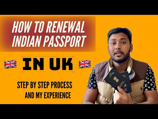 How To Renewal Indian Passport In UK Or Any Other Country , Full Step By Step Process