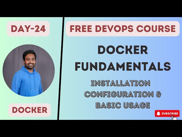 Day-24 | Docker Zero to Hero Part-1 | Must Watch | Basics to Best Practices | #docker #devops