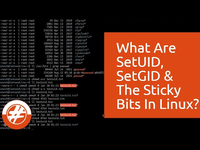 024 - How To Use SetUID, SetGID, And Sticky Bits | Manage File Ownership | Linux For Beginners