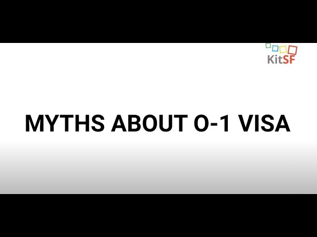 US O-1 Visa Myths #kitsf #usvisa #o1visa #usvisaapplication #usworkvisa