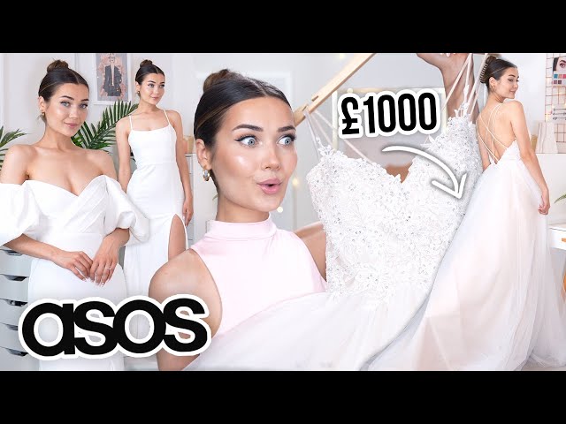 TRYING ON WEDDING DRESSES FROM ASOS! I SPENT £1000...