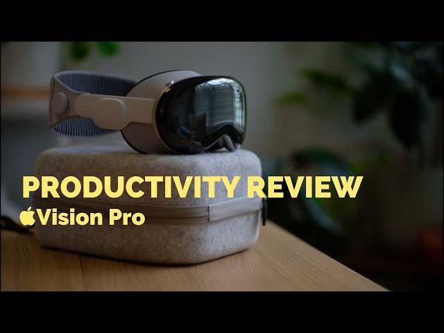 Productivity on the Apple Vision Pro Review. Is it Worth it? VisionOS