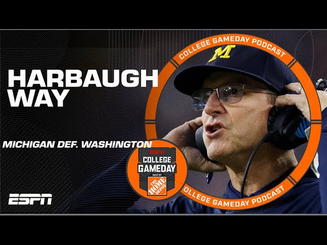 Michigan Wins National Championship the Harbaugh Way | College GameDay Podcast