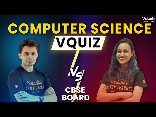 Computer Science VQuiz ( Shreyas vs Nabamita ) | Class 12 CBSE Computer Science | CBSE Board Exam