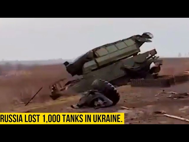 Pentagon says Russia lost about 1,000 tanks in Ukraine.