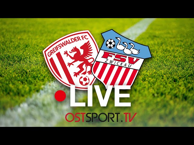 LIVE! Greifswalder FC vs. FSV Zwickau | Regionalliga Nordost | SP32