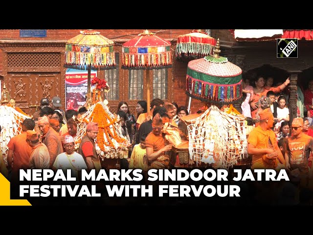 Nepalese welcomes Nepali new year with sindoor, drumbeats