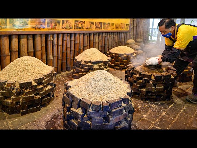 Making Herbal Smoked Mutton Pot in Traditional Way / 古法稻殼燻羊肉, 羊肉爐 - Taiwanese Food