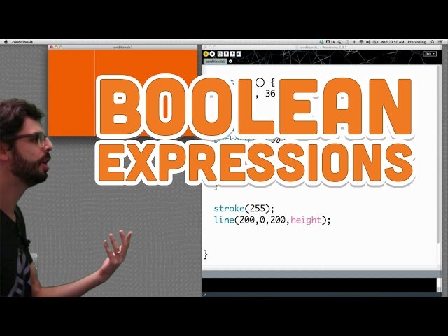 5.1: Boolean Expressions - Processing Tutorial