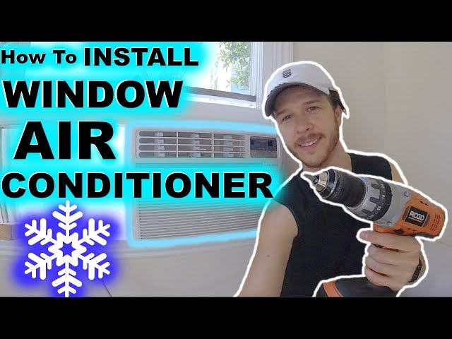 How To Install Window AIR CONDITIONER -Jonny DIY