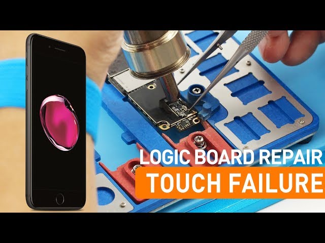iPhone 7 Touch Screen Not Working- IC Damage Case - Logic Board Repair   7代无触摸主板IC维修