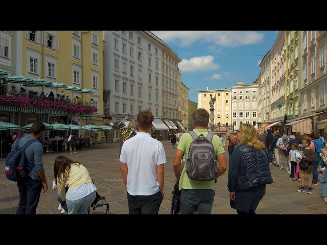 Salzburg Walking Tour Austria 4K August 2021