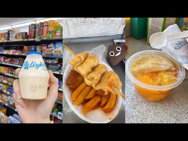 Cùng Kem khám phá đồ ăn Hàn Quốc siêu hấp dẫn | Cô gái cửa hàng tiện lợi
