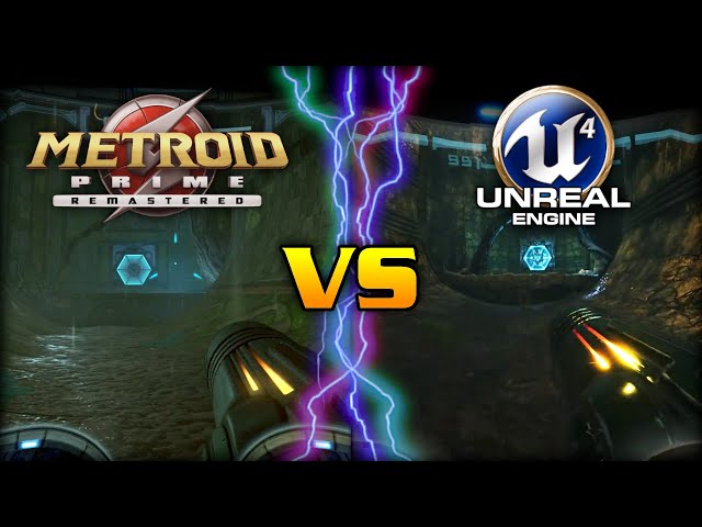 Metroid Prime Remastered Vs. Unreal Engine 4 Graphics Comparison