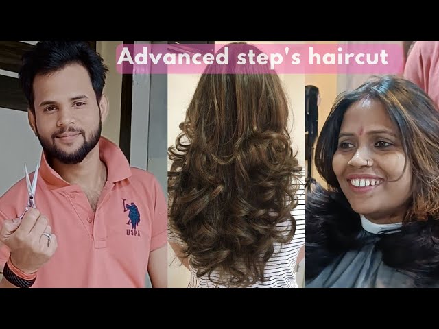 How to: advanced multi step hair cut/step with layer/tutorial/step by step/easy way step cutting ✂️